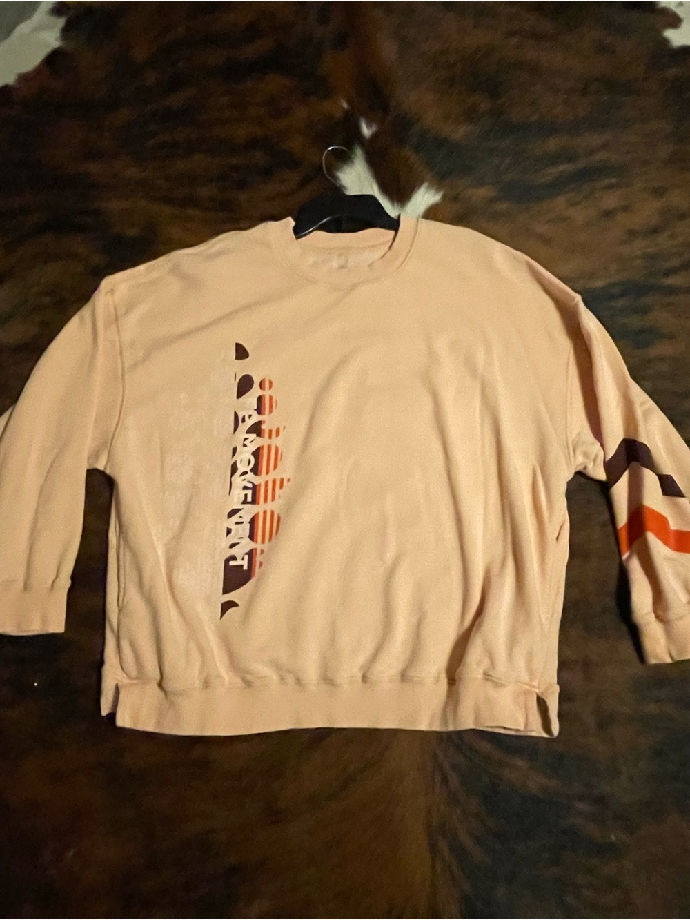 Free People FP Movement All Star Buti Logo Pullover peach pastel combo - - Picture 6 of 8